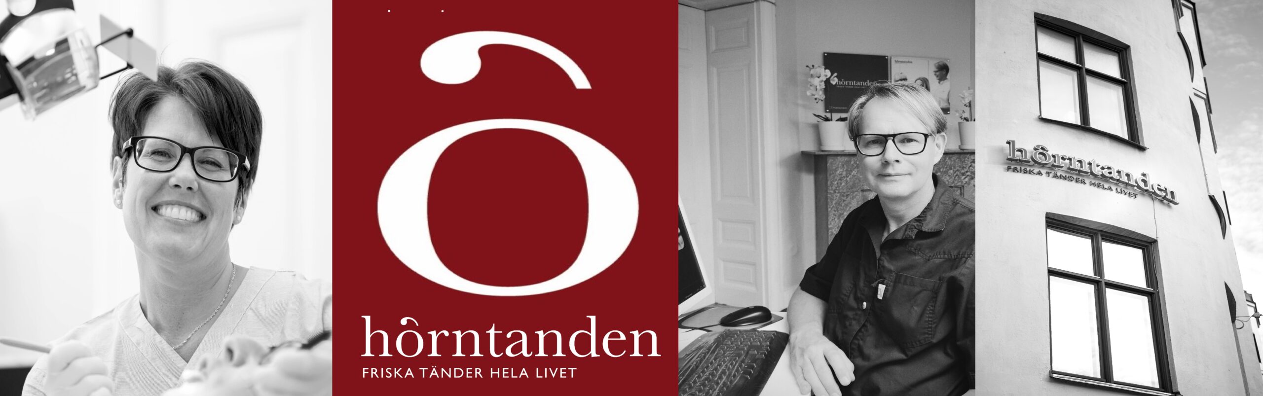 Hörntanden, friska tänder hela livet banner